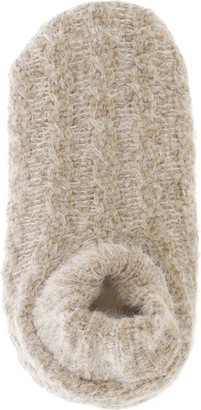 Basset dames homeshoes huissokken chenille hairy beige