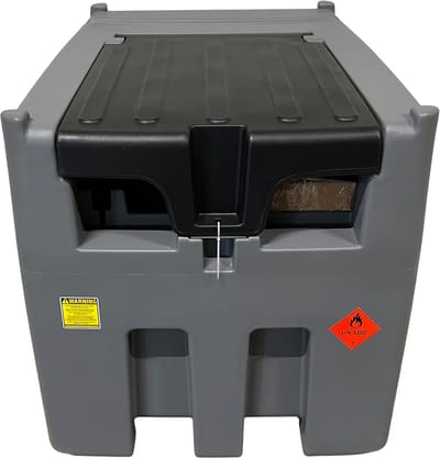 Mobiele GOODYEAR TITANFUEL professionele dieseltank 400 liter met 12 volt pomp