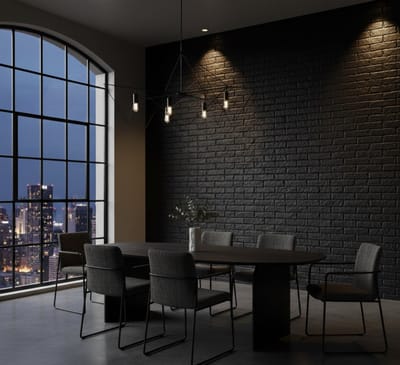 Eettafel Mangohout Zwart 250x110 cm – Luxe Industriële Grote Eetkamertafel van Massief Hout – Robuust Design & Stalen Onderstel – Novihome
