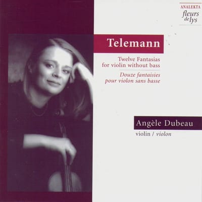 Angèle Dubeau - Telemann: Douze Fantaisies Pour Violon (CD)