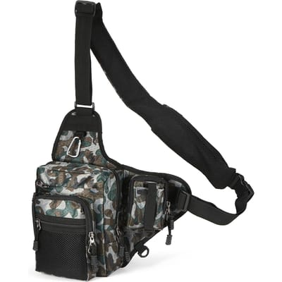 iLure Vistas Multifunctionele Waterdichte Canvas Vismolen Lure Tackle Bag camouflage