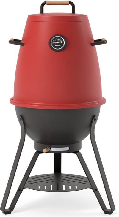 Kandu Cooking 41 kooksysteem - Flame Red - Vertical Cooking barbecue - Ø58 x H95 cm