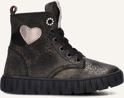 Jochie & Freaks Delia Boots Meisjes - Zwart - Maat 25