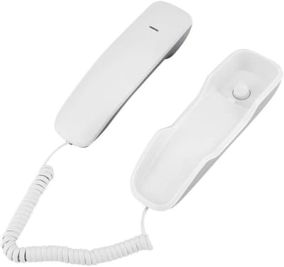Vaste Telefoon Wit - Wandtelefoon of Tafelmodel met Nummerherhaling & Ruis onderdrukking