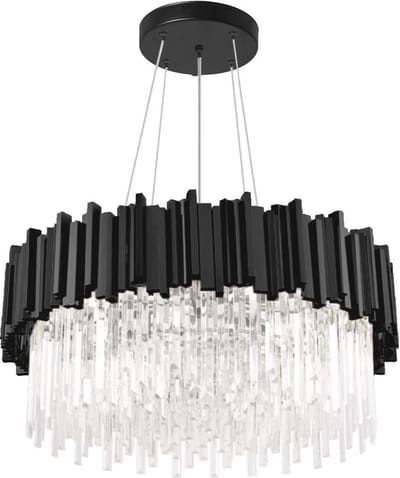 Toolight App1481-1C Hanglamp Zwart 40X40X13,5Cm