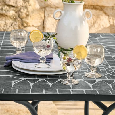 LOBERON Glas set van 4 Vinoros helder