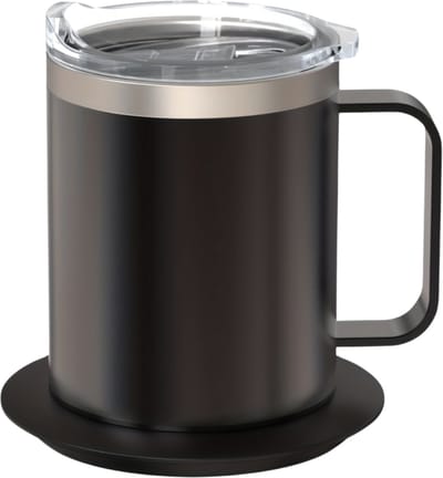Nivard Cup Warmer - Mok Warmer - Mug Warmer - Koffie Warmer - Verwarmde Onderzetter - Koffie Warmhouder - Koffiekop Verwarmer - Kop Warmer - USB - Kopjes - Melk - Zwart