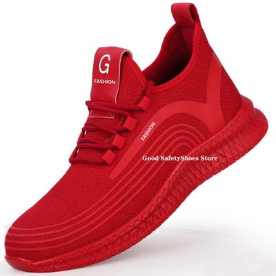 Heren Sport Veiligheidsschoenen Ademend Dames Werk Sneakers Anti-Smash Lichtgewicht Werkschoenen Heren Stalen Neus Schoenen Veiligheidswerklaarzen 36