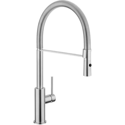 Herzbach LIVING single-hole sink mixer with spiral spring spout 17.135210.1.09