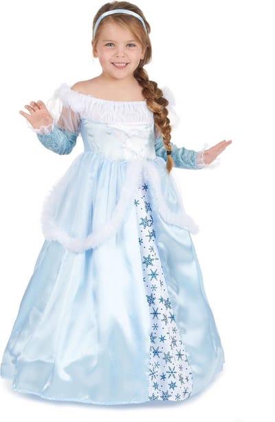 Blauwe prinsessen kostuum voor meisjes - Verkleedkleding - 134/146