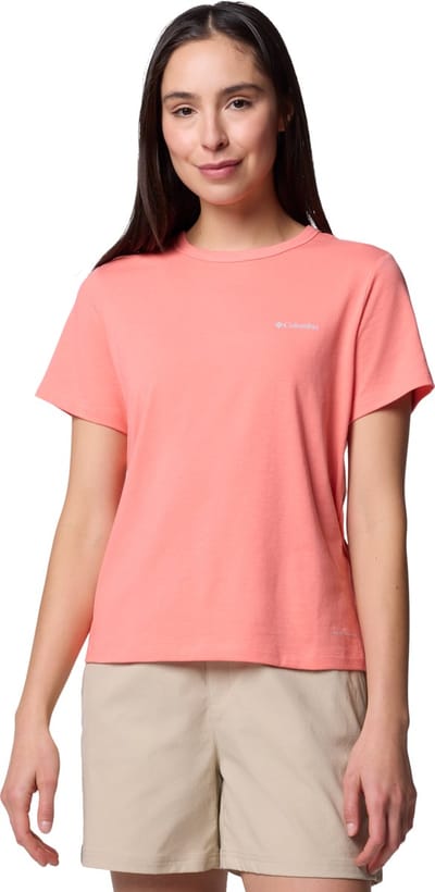Columbia Sun Trek W SS II Tee, Vrouwen, Roze, T-shirt, maat: L