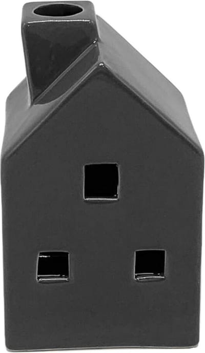 HomeBound by KY | Aardewerk huisje met LED groen | huisje met LED