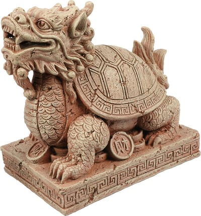 Aqua Della - Aquariumdecoratie - Vissen - Zodiac Schildpad L - 16x9,5x15cm - 1st