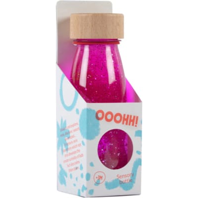 Petit Boum sensorische fles Float Pink 3 mnd+