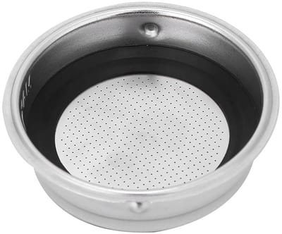 Verwijderbare RVS Koffiefilter voor Portafilter, Ondersteuning voor Druk, Wasbare Mesh, Vervangingsaccessoires voor Koffiemachine en Single Serving Koffiezetten