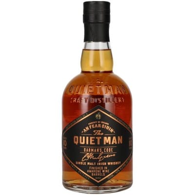 The Quiet Man Irish Whiskey The Quiet Man BARMAN'S CODE 10 Years Old AMARONE FINISHED 43% Vol. 0,7l