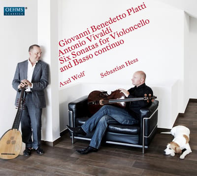 Sebastian Hess & Axel Wolf - Giovanni Benedetto Platti, Antonio Vivaldi: Six Sonatas For Violoncello And Basso Continuo (CD)