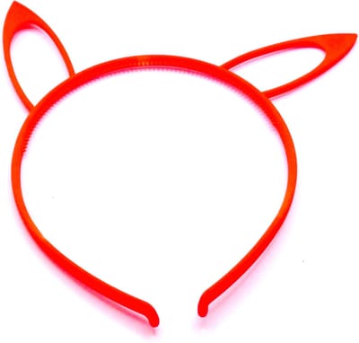 Diadeem met punt oren donkeroranje - kinderfeestje - verjaardag