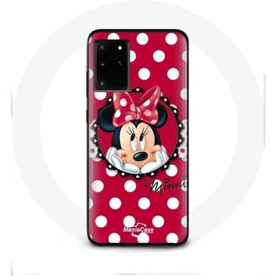 Coque pour Samsung Galaxy S11 Plus Minnie Mouse Dessin animé Rouge