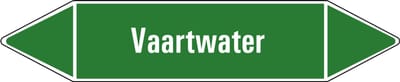 Vaartwater leidingmarkering op vel 75 x 17 mm - 8 per vel