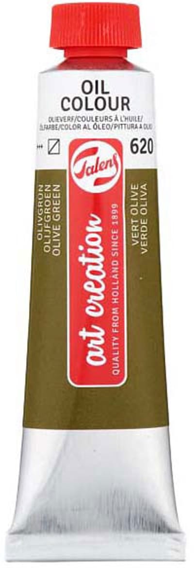 Art Creation olieverf tube 40ml olijfgroen 620 schilderverf.