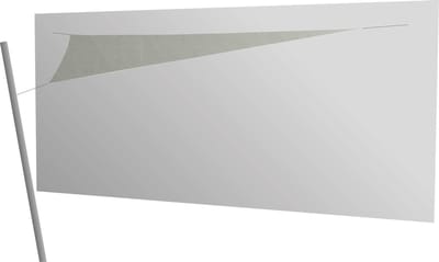 Umbrosa Ingenua schaduwdoek driehoek 4x4x4 m solidum grey