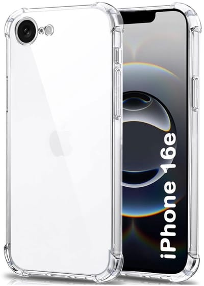 Transparant Hoesje Geschikt voor Apple iPhone 17e / 16e | Schokbestendig TPU | Back Cover | Dun | Flexibel | Shockproof | Doorzichtig