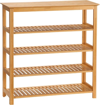 HOMCOM schoenenrek - met 4 planken - waterafstotend - stabiel