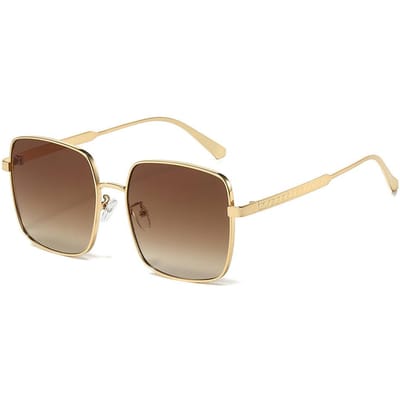 Retro Luxe Multi Kleur Dun Montuur Verloop Vierkant Dames Zonnebril UV400 Merk Design Gepersonaliseerd Eenvoudig Casual as  picture