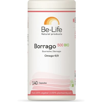 Be-Life Borrago Bio 500 140 Capsules