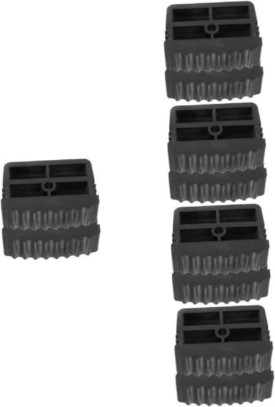 Laddermatten Zonder Voeten - Ladderonderdelen Ladderbeschermers - Veilig Gebruik - Antislip Ontwerp - 6.10X4.30X2.10CM - Zwart