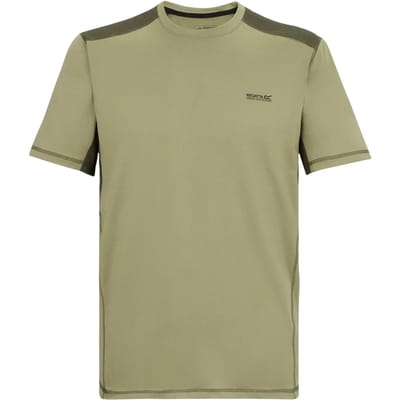 Virda heren T-shirt met korte mouwen en mesh-stof