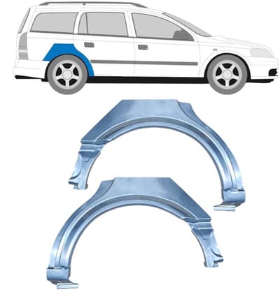 Reparatiepaneel achterspatbord voor Opel Astra G 1998-2009 / Links + Rechts