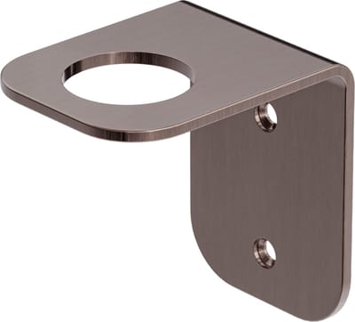 Owen & Finch RVS Zeepfleshouder Geborsteld Satijn Brons | Brushed Satin Bronze | Rosé Gold | PVD – Wandmodel | Ø 3 cm | Roestbestendig