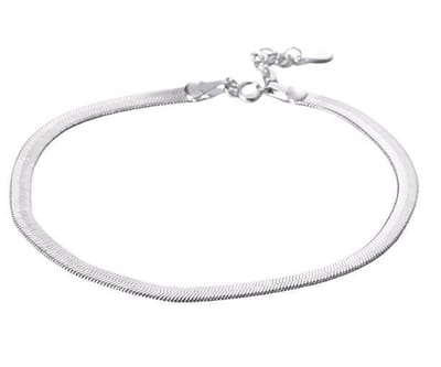 N3 Collecties Mode platinum geplateerde dames enkelband