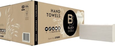 BlackSatino - GreenGrow - Handdoekpapier - V Vouw - 3750 vel