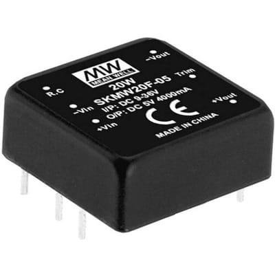 MEAN WELL SKMW20F-03 DC/DC-converter 4.5 A 20 W Aantal uitgangen: 1 x Inhoud 1 stuk(s)