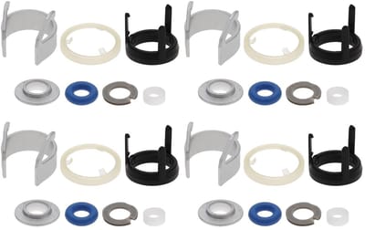 Allecto - Brandstofinjector O-Ring Kit - 4 Sets - Reparatieonderdelen - Compact formaat - Voor Volkswagen en Audi - Vervangingsonderdelen - Geschik...