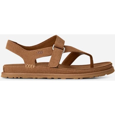 Ugg - Cognac Ugg Goldengaze Toe Post Sandalen Cognac 1175134