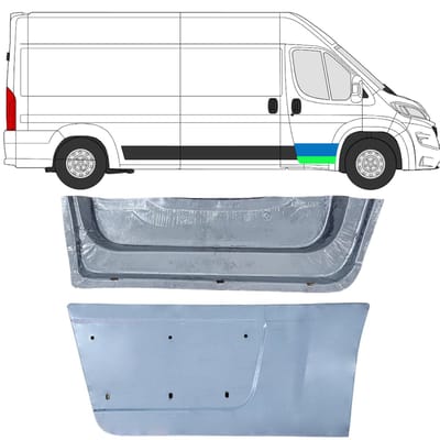 Binnen + buiten reparatiepaneel voor deur voor Opel Movano 2021-2026 / Rechts