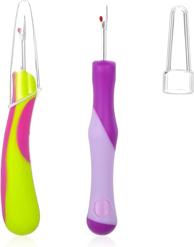 Ergonomische Naaihulpmiddelen: 2 Stuks Rubberen Naadseparator voor Precisie en Comfort bij Naaiwerkzaamheden