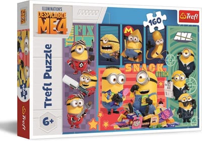 Minions Puzzel - Legpuzzel Vrienden - Creatieve Ontspanning - 160 Stukjes - 41 x 275 cm - Multicolor