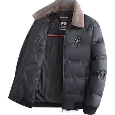 Veste d'hiver pour homme rembourrée en coton, courte et épaisse, thermique, rembourrée en coton, doudoune rembourrée en coton XXXXXL