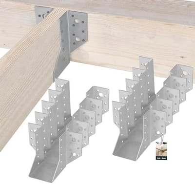 Set van 10 balkschoenen 60 x 100 mm voor houten balkenverbindingen