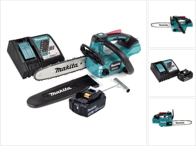 Makita DUC 254 RF1 accu-kettingzaag - 18 V 25 cm borstelloos + 1x accu 3.0 Ah + lader