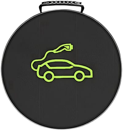 Premium Laadkabel opbergtas EV – rond Ø 36,5 cm × 10 cm – waterafstotend & brandvertragend – geschikt voor Type 2 en Type 1 laadkabels – voor elektrische auto