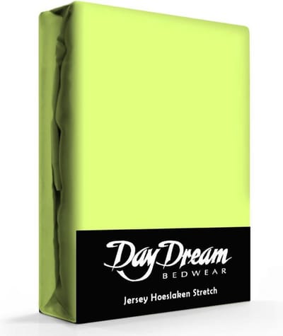 Day Dream Jersey Hoeslaken Lime-180 x 200 cm