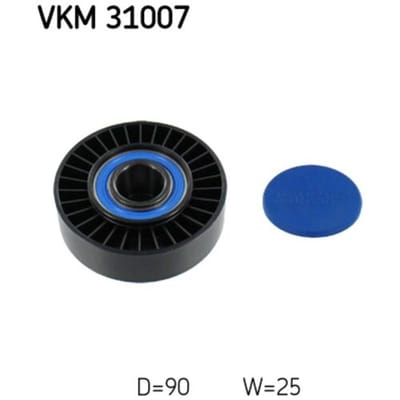 Rondsel/geleiderpoelie, V-ribbelriem SKF VKM 31007