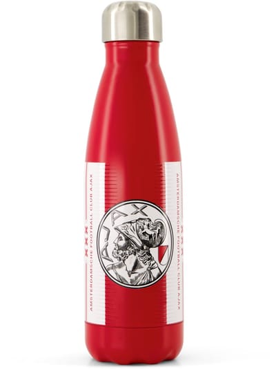 Ajax-waterfles wit rood wit