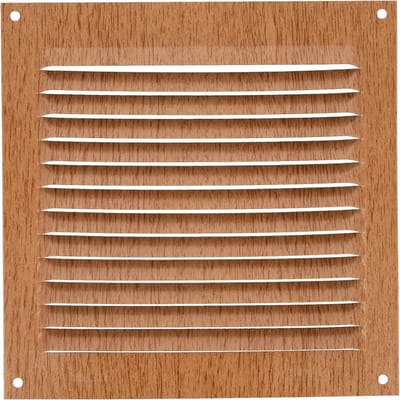 Vierkante Ventilatiegrille Aluminium 150x150 mm - Luchtrooster voor Keuken of Badkamer
